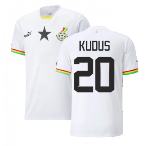 Ghana Mohammed Kudus #20 Replika Hjemmebanetrøje VM 2022 Kortærmet